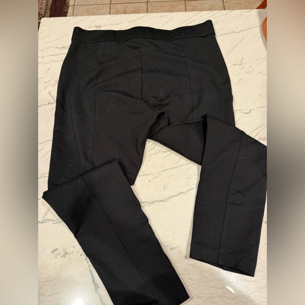 Anne Klein Black Pull On Ponte Riding Pants Stretch Comfort Waist XL - Picture 14 of 16